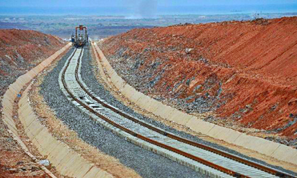 The Addis Ababa-Djibouti railway will be completed in a few days: Its architects see it is a step towards a trans-continental line reaching all the way to West Africa. (Photo/AFP).