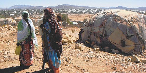 A traditional aqal at Borama. Photo/JOHN FOX